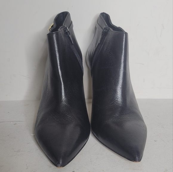 Kate Spade Leather Side Zip Booties SZ 9.5 - Picture 4 of 7